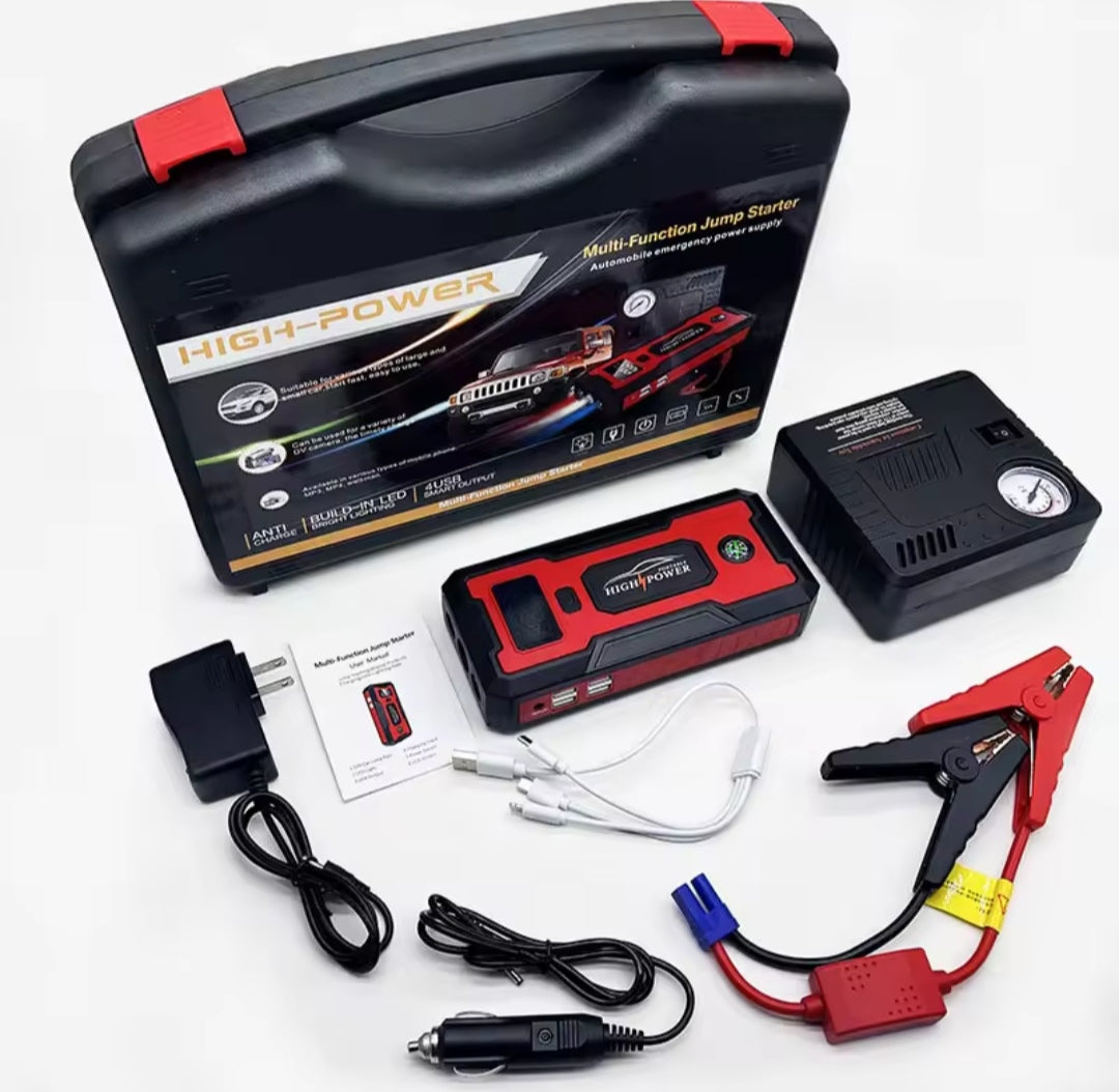 12V Power Bank 98000mAh Jumpstarter Auto Buster Emergency Booster Car Charger Jump Start Car Starting Device Battery