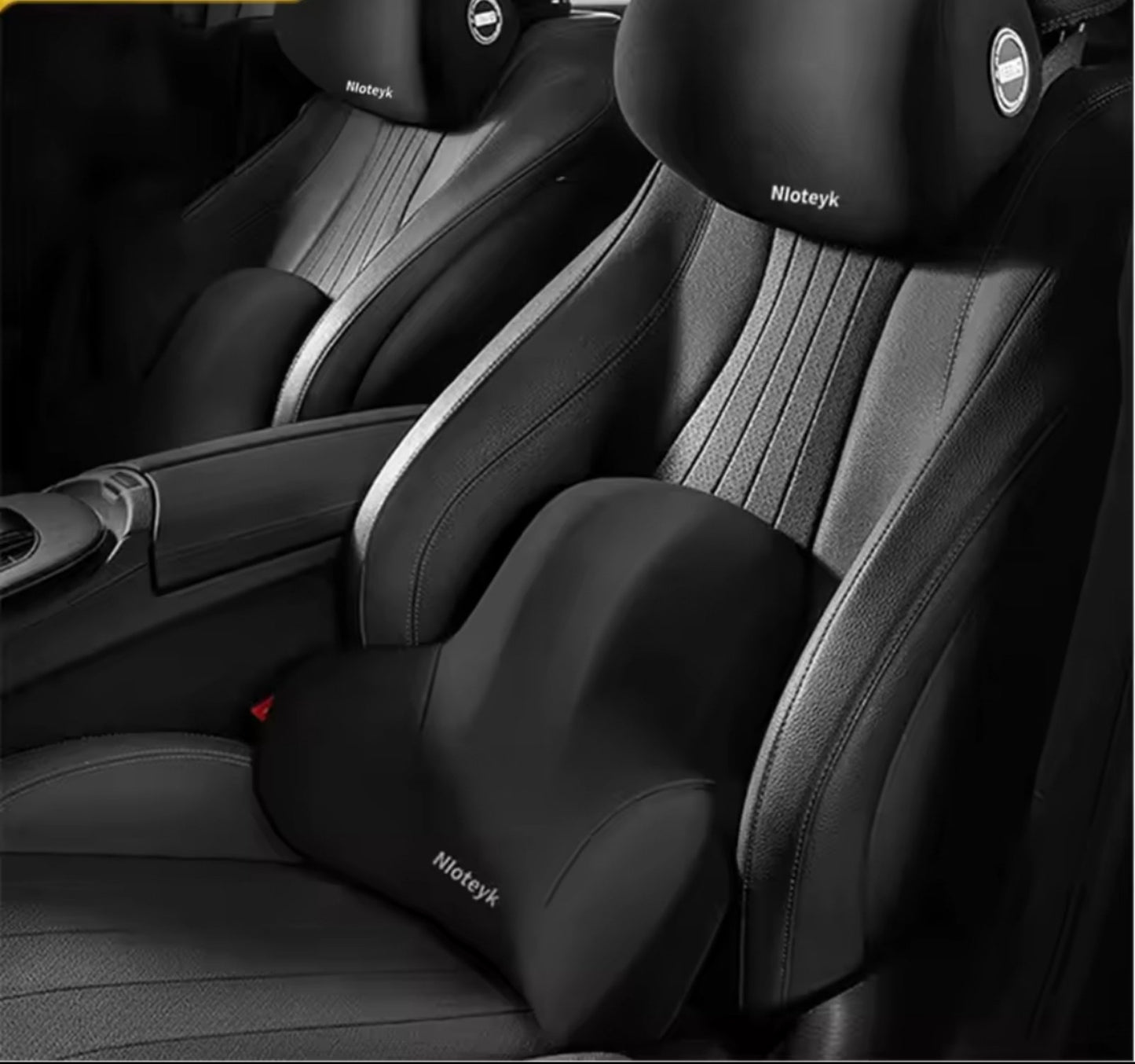 Memory Foam Car Neck Cushion Car Lumbar Support For Car Supplies Universal Neck Pillow Waist Cushion Car Seat Car Accessories