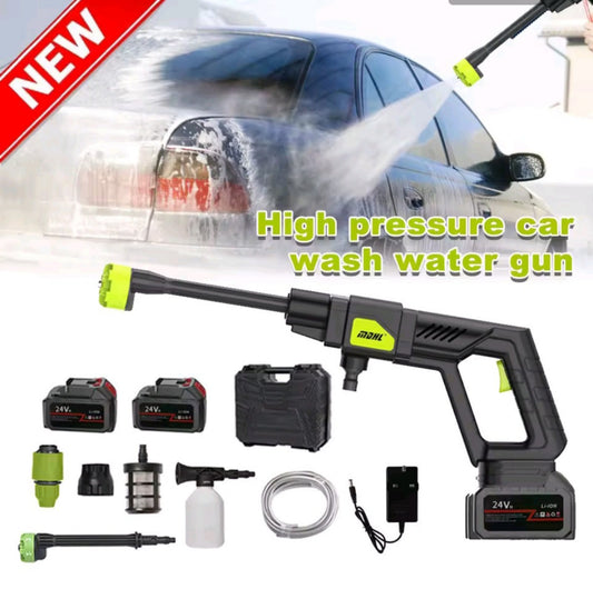 1500W Cordless Electric High Pressure Washer Rechargeable Car Wash Gun Electric Water Gun Foam Machine for Makita 24V Battery