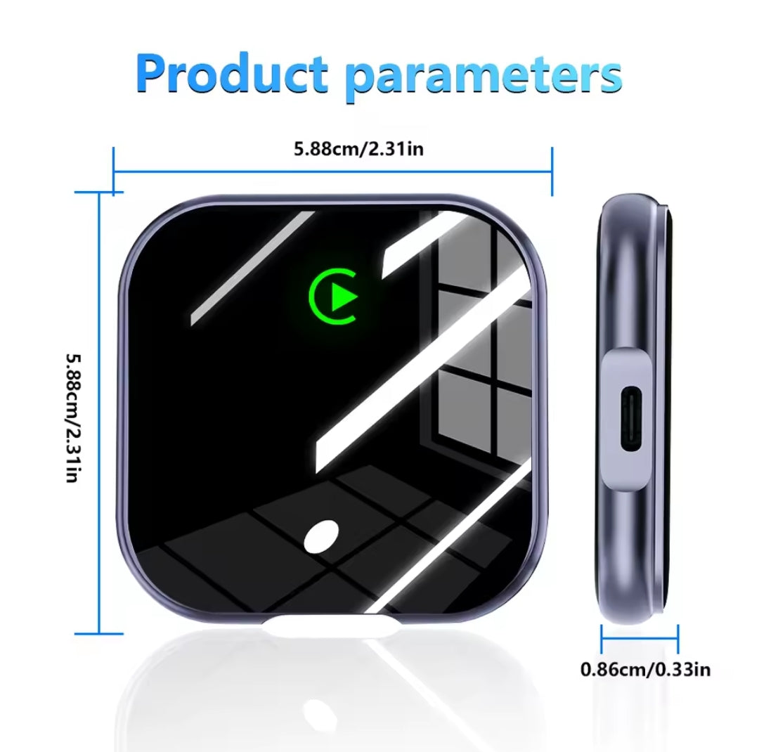 2in1 Wireless Carplay Adapter Android Auto USB Plug and Play Carplay Car for iPhone Apple Portable Al Box Wired/Wireless Carplay
