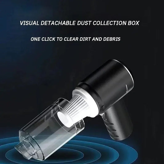 Super High Power Car Mounted Vacuum Cleaner  Wireless Portable Handheld Car Household Mini Vacuum Cleaner Portable Vacuum Cleaner